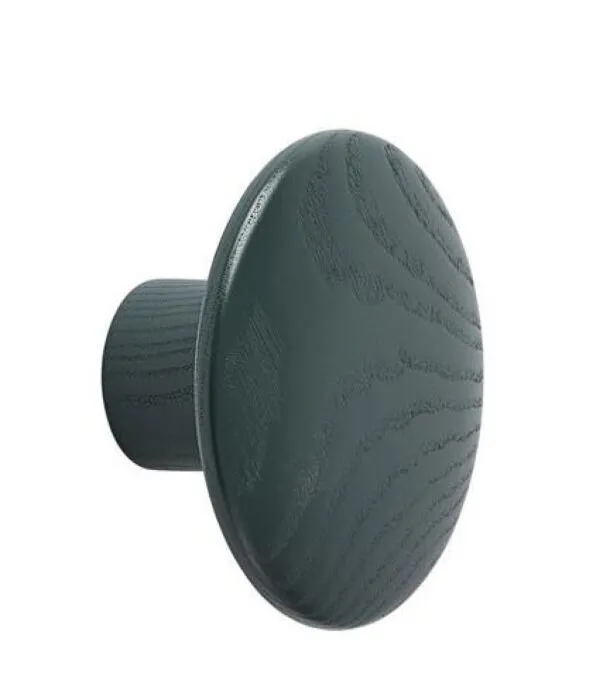 Laatste Versie muuto Dots small wandhaak-Dark green