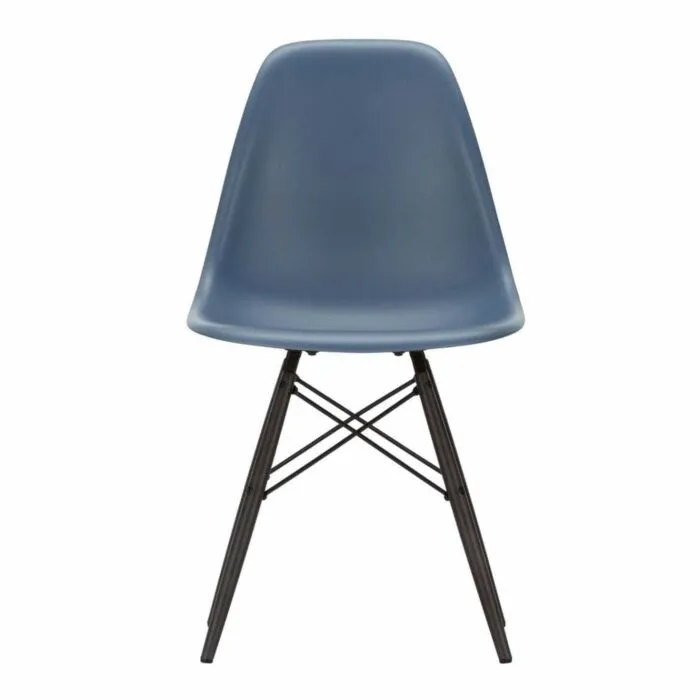 Vitra Eames DSW stoel met zwart esdoorn onderstel-Zee blauw Nieuw