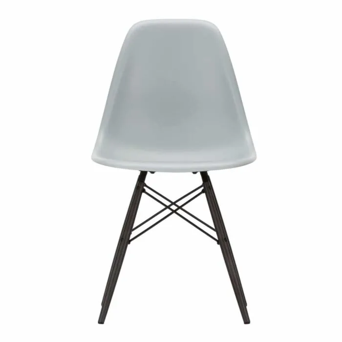 Flitsaanbieding Vitra Eames DSW stoel met zwart esdoorn onderstel-Light Grey