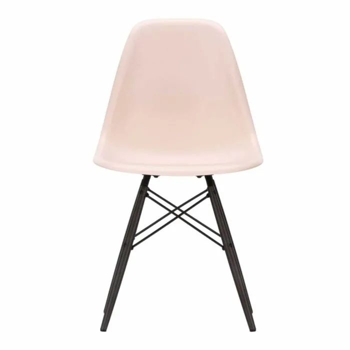 Vitra Eames DSW stoel met zwart esdoorn onderstel-Pale rose Laatste Kans