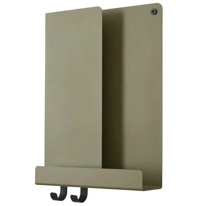 muuto Folded Wandplank X-small-Olive Betrouwbaar