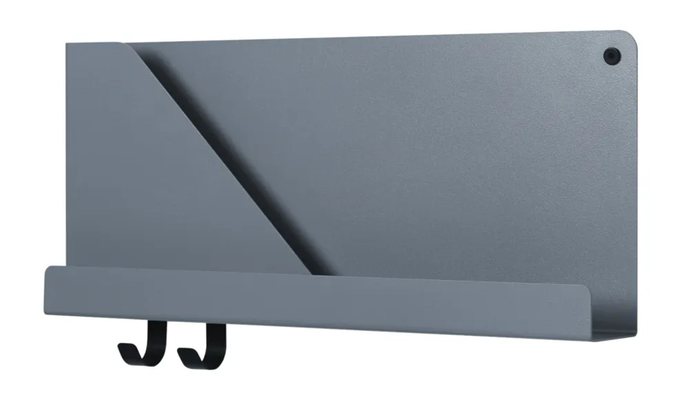 Op = Op muuto Folded wandplank small-Bluegrey