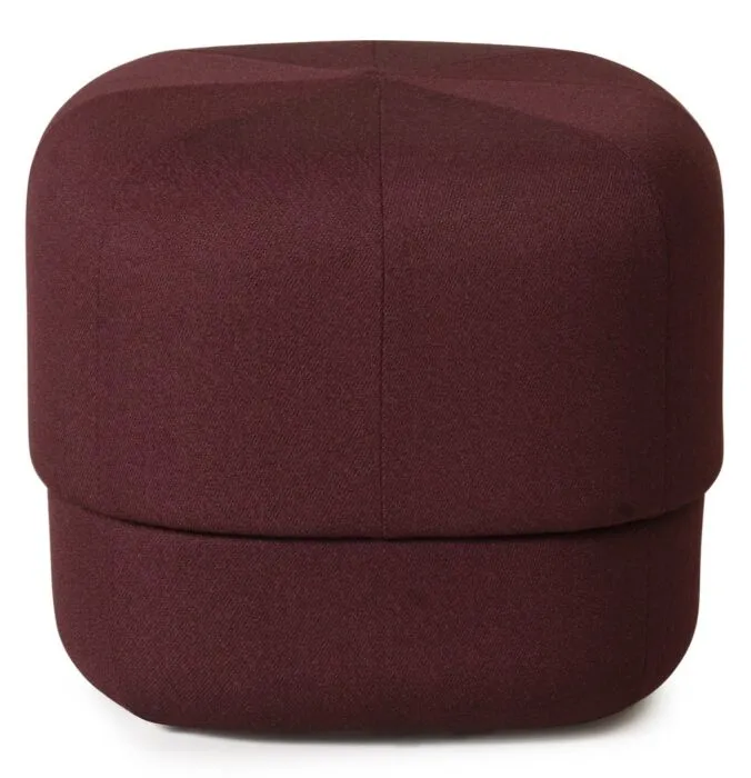 Normann Copenhagen Circus Pouf Small poef-Burgundy Actieprijs