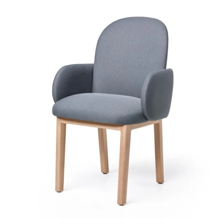 Premium Puik Dost eetkamerstoel beukenhouten onderstel-Dark grey