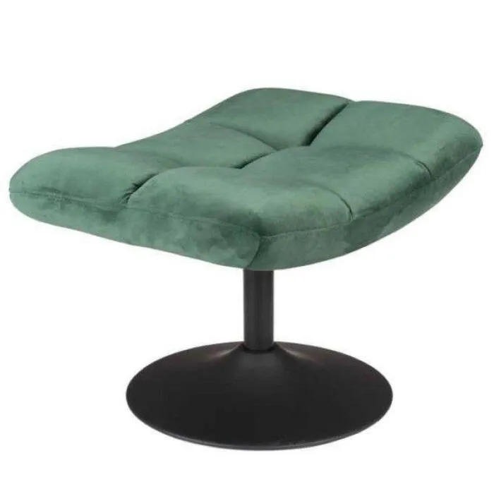 Nieuw Dutchbone Bar Velvet Hocker voetenbankje-Groen