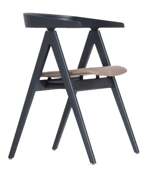 Gazzda Ava Lacquer Dakar Leather Chair stoel Express Levering
