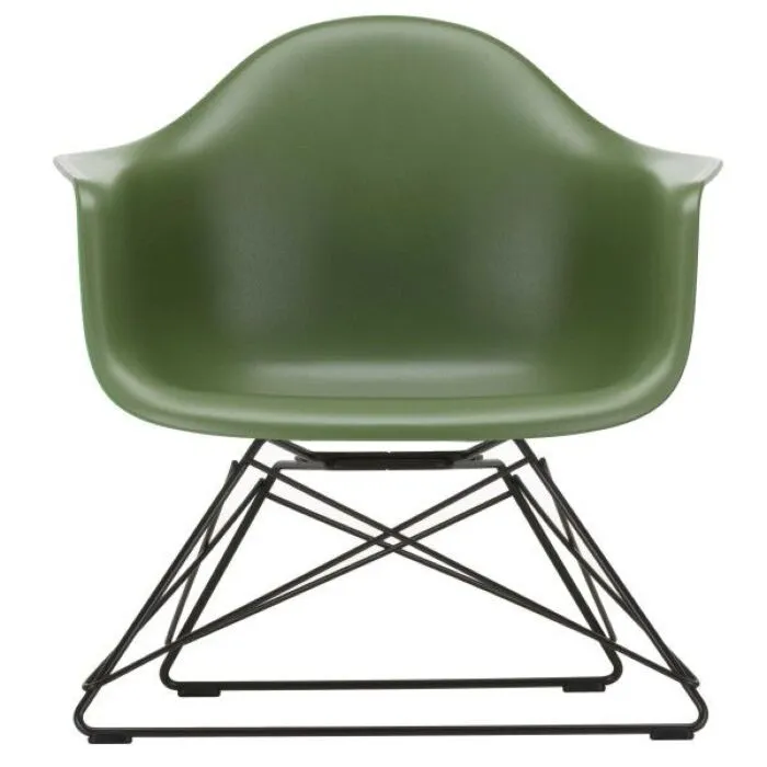 Vitra Eames LAR loungestoel met zwart onderstel-Forest Hete Deal