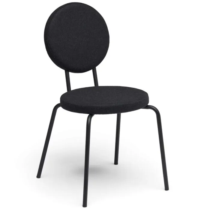 Puik Option Chair stoel-Zwart-Ronde zit, ronde rug Op = Op