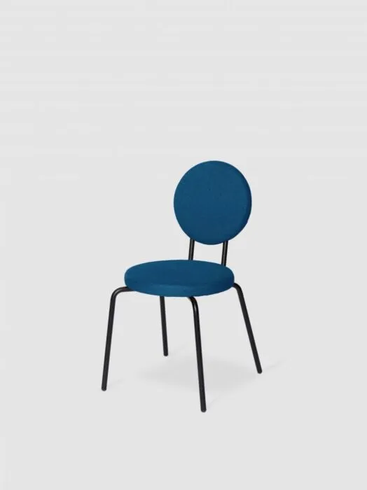 Laatste Kans Puik Option Chair stoel-Blauw-Ronde zit, ronde rug