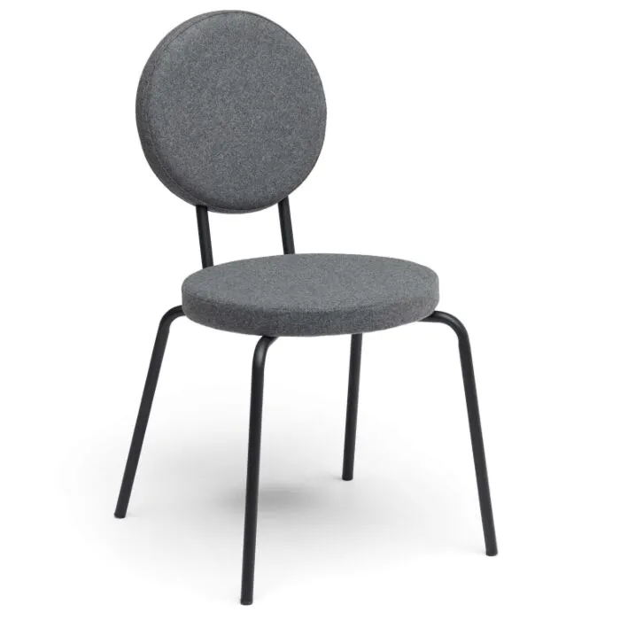 Puik Option Chair stoel-Grijs-Ronde zit, ronde rug Meest Verkocht