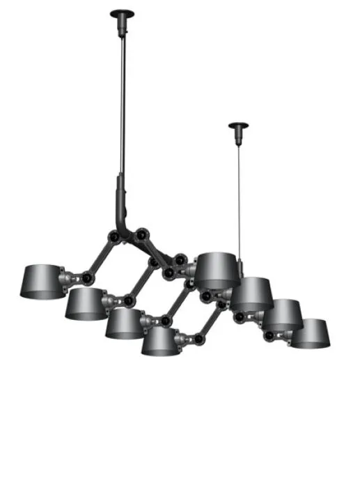 Tonone Bolt 8 Pack Pendant hanglamp-Black Beperkt Aanbod