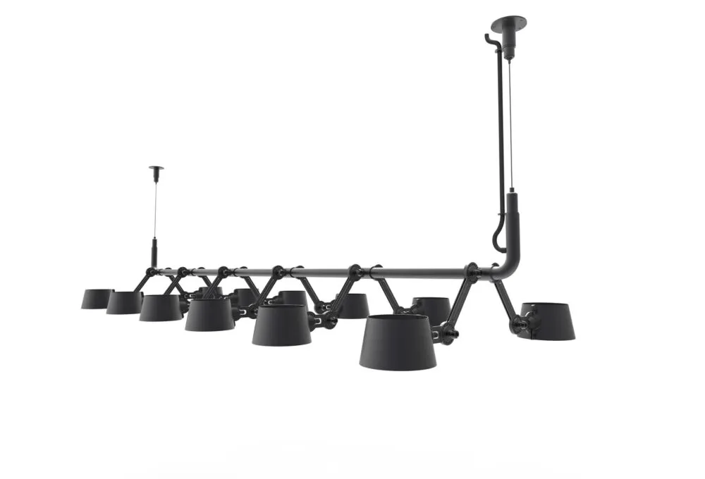 Tonone Bolt 12 Pack Pendant hanglamp-Black Laatste Kans