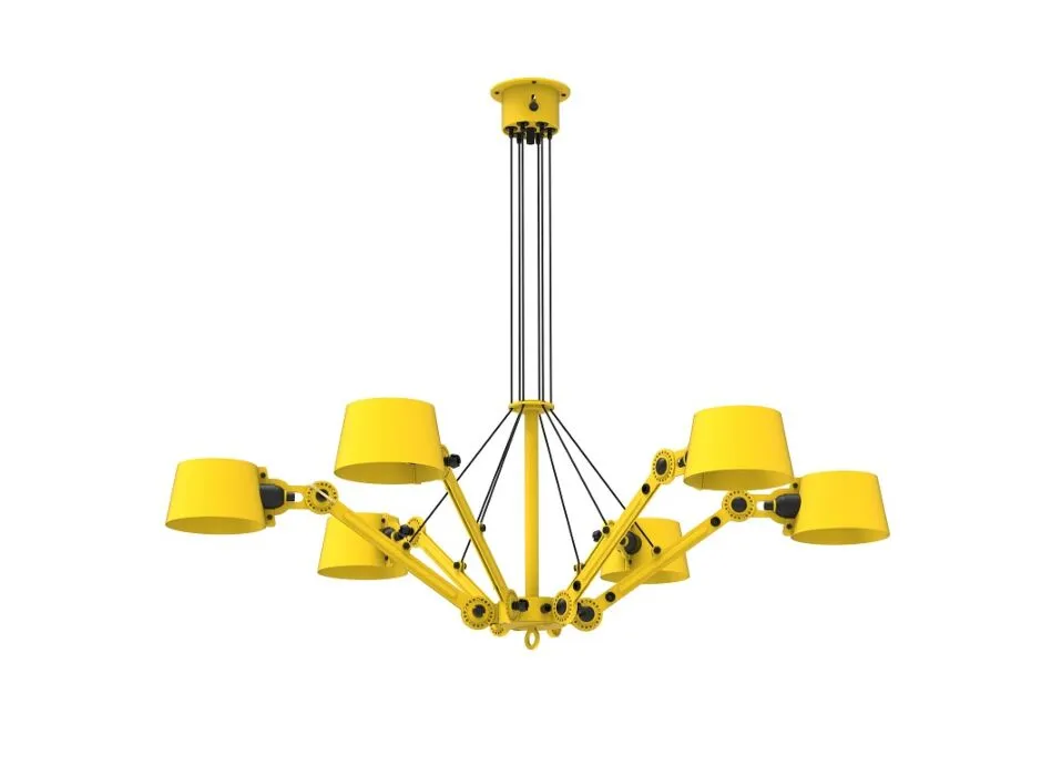 Tonone Bolt 6 Arm Chandelier hanglamp-Sunny yellow Bestseller