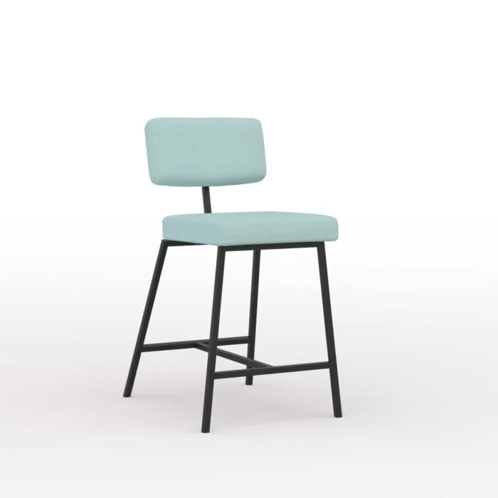 Hoge Kwaliteit Studio HENK Ode Bar Stool zwart frame-98 cm-Twill Weave 940
