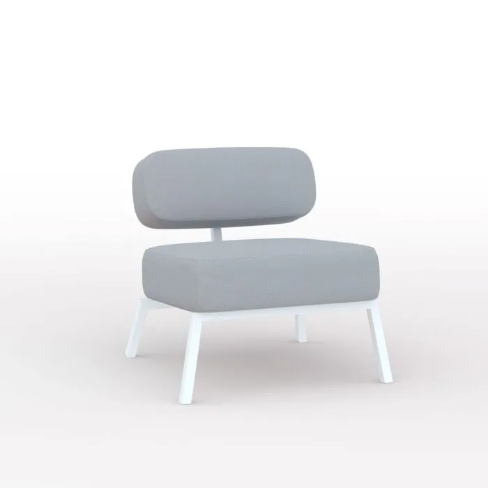 Aanbieding Studio HENK Ode Lounge Chair wit frame-Steelcut Trio 3-105