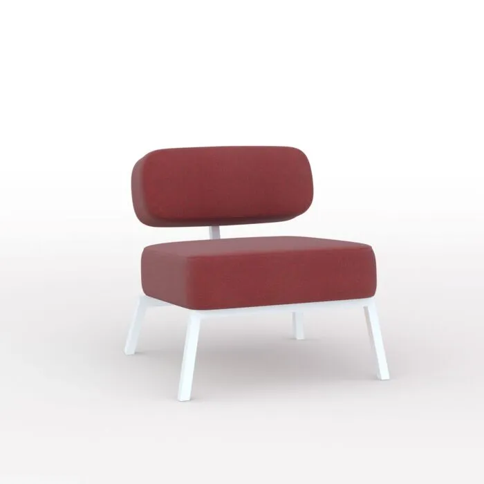 Studio HENK Ode Lounge Chair wit frame-Tonica 2-612 Populair