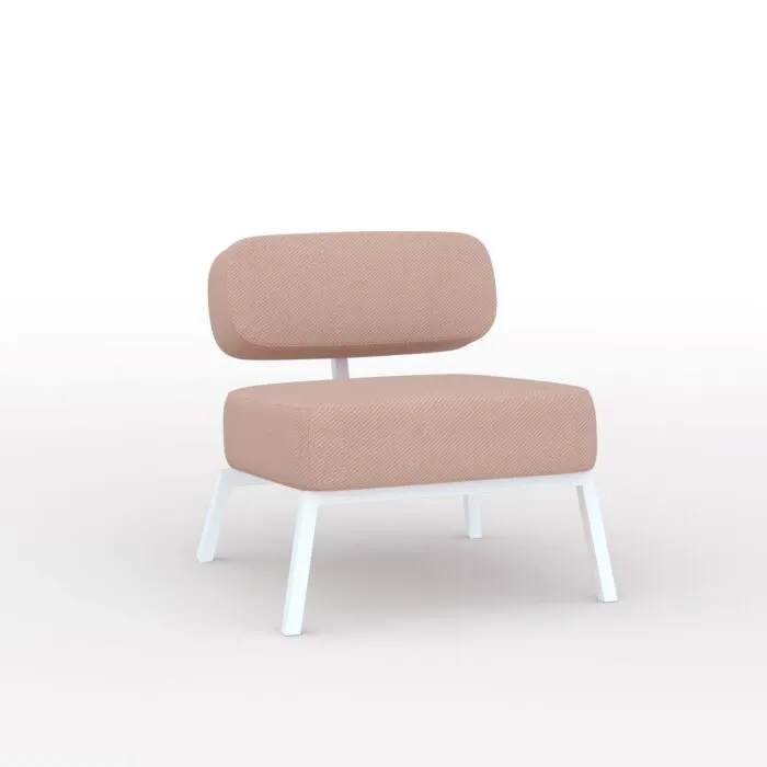 Studio HENK Ode Lounge Chair wit frame-Twill Weave 530 Gratis Retour