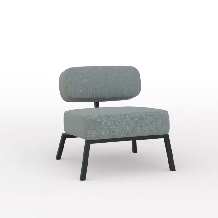 Studio HENK Ode Lounge Chair zwart frame-Hallingdal 65-153 Koop Vandaag