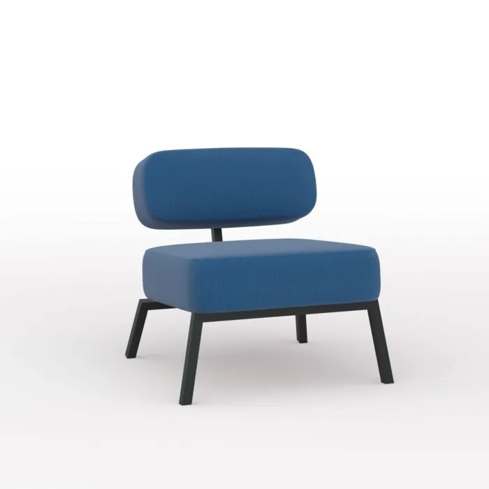 Alleen Vandaag Studio HENK Ode Lounge Chair zwart frame-Steelcut Trio 3-865