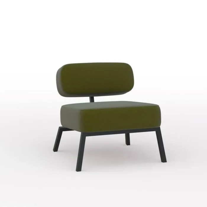Studio HENK Ode Lounge Chair zwart frame-Steelcut 2-985 Lage Prijs