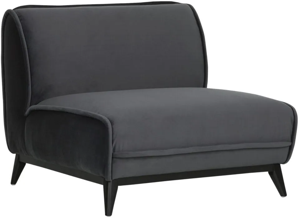 Populair Must Living Loveseat Escape fauteuil-Donker grijs