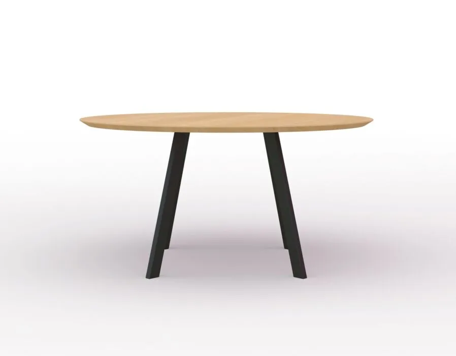 Fabrieksprijs Studio HENK New Co Quadpod XL tafel zwart frame 4 cm-Hardwax oil natural
