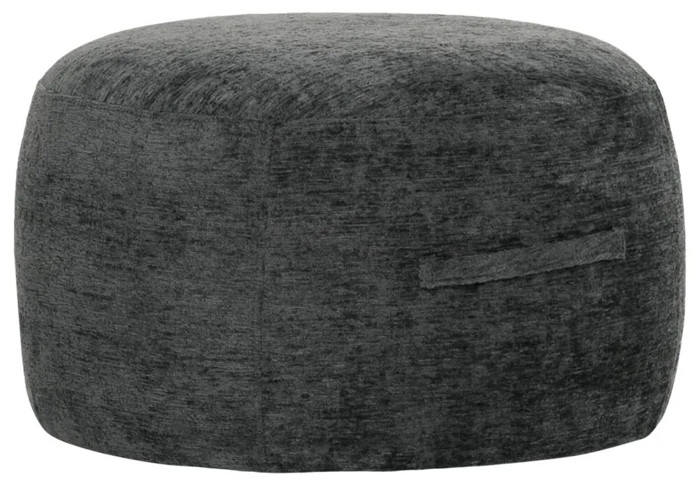 Tijdelijk Beschikbaar Must Living rondo large pouf-Charcoal
