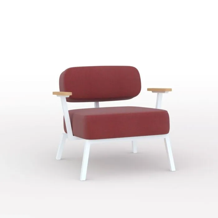 Dagaanbieding Studio HENK Ode Lounge Armchair wit frame-Tonica 2-612