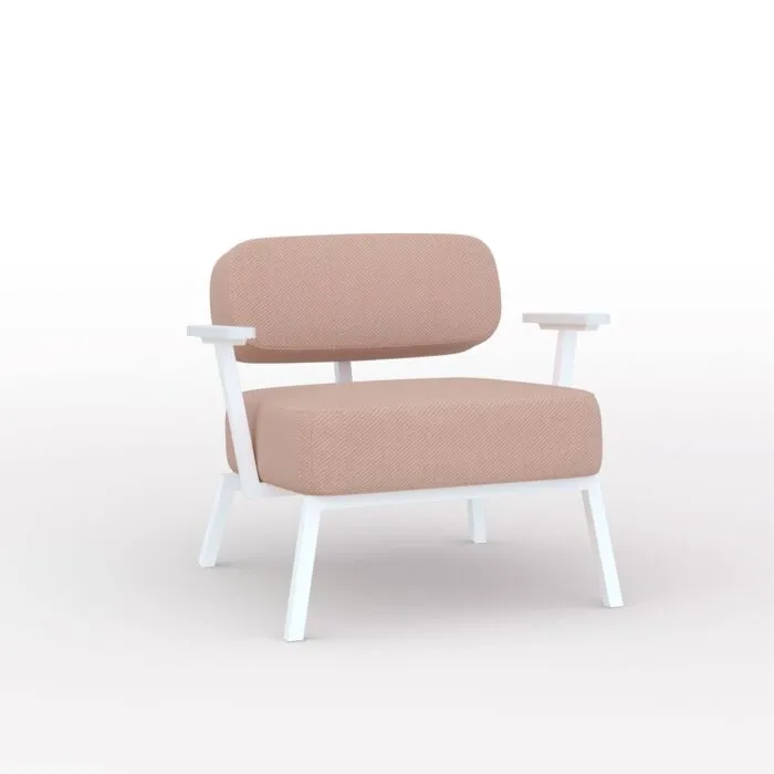Lage Kosten Studio HENK Ode Lounge Armchair wit frame-Twill Weave 530