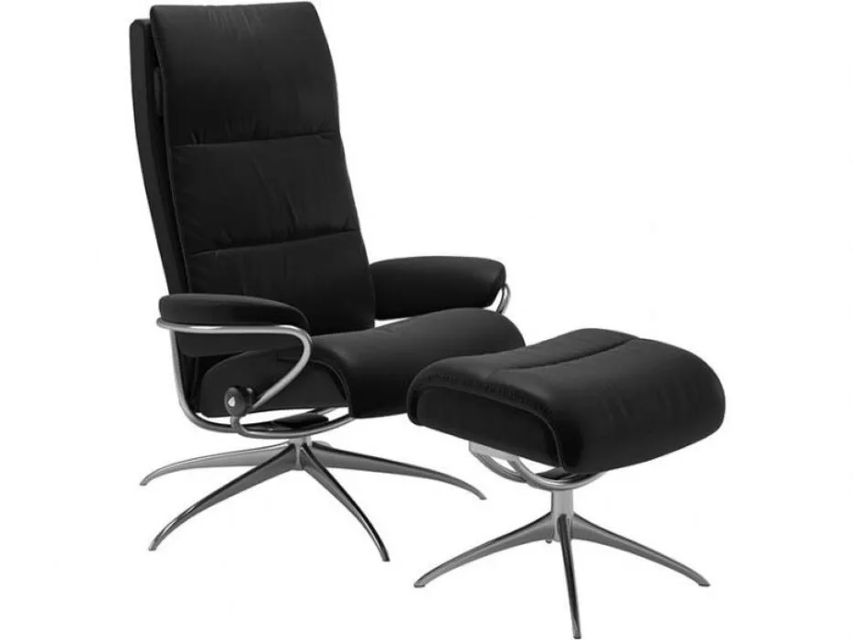 Beperkte Voorraad Stressless Tokyo High Back relaxfauteuil+hocker