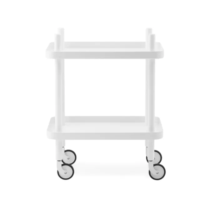 Op = Op Normann Copenhagen Block Side Table bijzettafel-Wit-wit