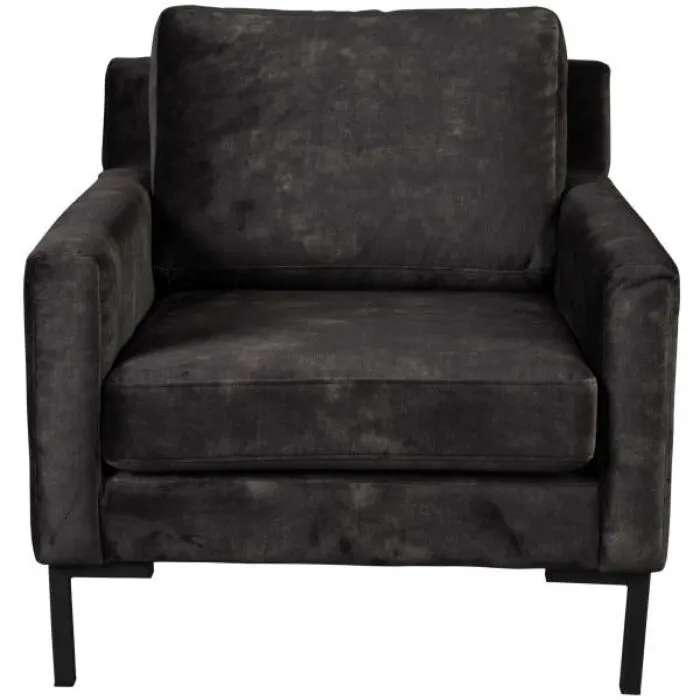 Dutchbone Sofa Houda fauteuil-Anthracite Gecertificeerd