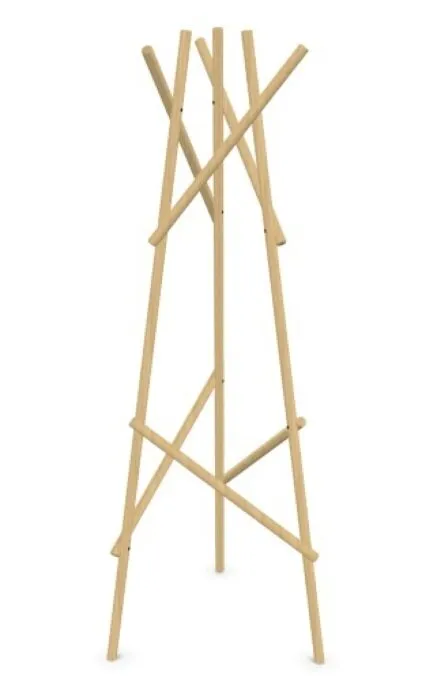 Cascando Kendo houten kapstok-Natural Superprijs