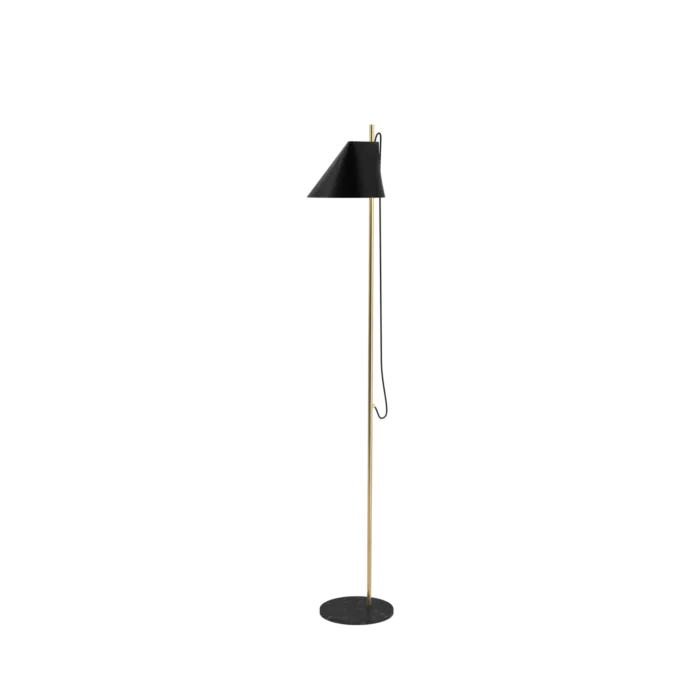 Louis Poulsen Yuh vloerlamp marmer-Zwart marmer Nieuw