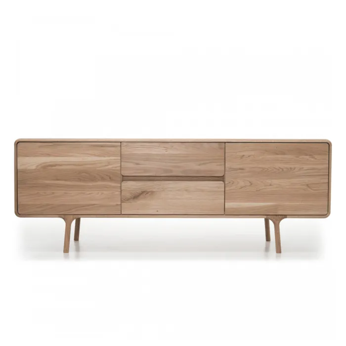 Gratis Retour Gazzda Fawn Sideboard dressoir-150 cm-Hardwax oil white