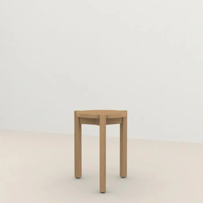 Studio HENK Base Stool kruk-Hardwax oil light-45 cm Bestseller