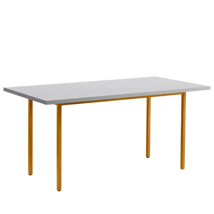HAY Two-Colour tafel-Ochre - Light Grey-160x82x74 cm Aanbieding