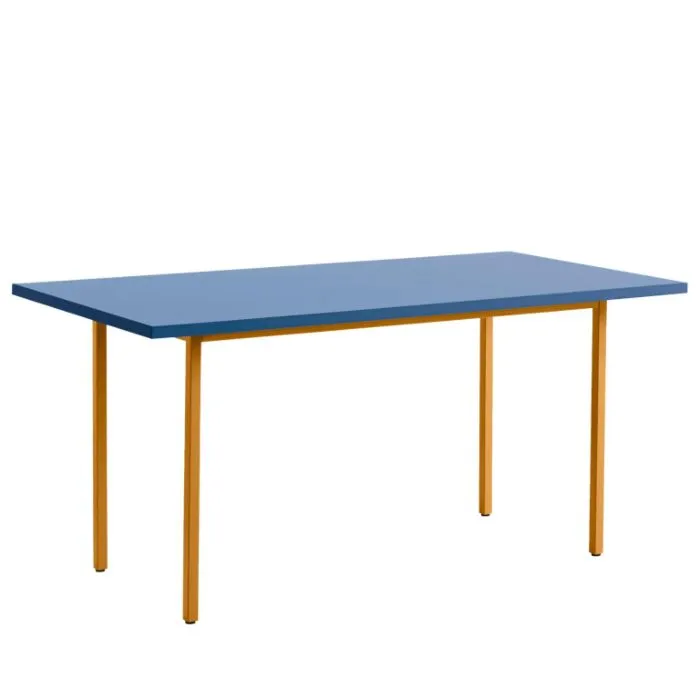 HAY Two-Colour tafel-Ochre - Blue-160x82x74 cm Express Levering