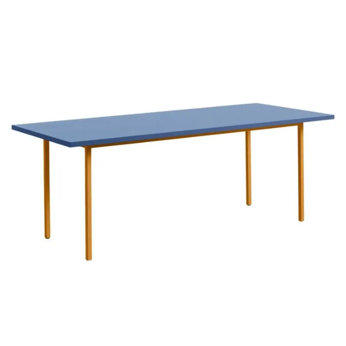 Nieuw HAY Two-Colour tafel-Ochre - Blue-200x90x74 cm