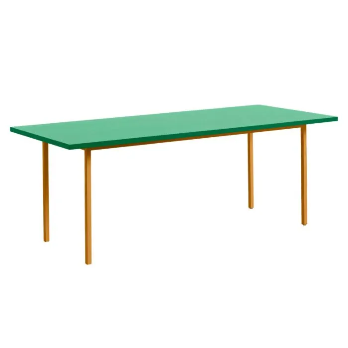 HAY Two-Colour tafel-Ochre - Green Mint-200x90x74 cm Merkproduct
