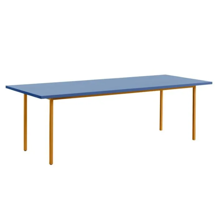 HAY Two-Colour tafel-Ochre - Blue-240x90x74 cm Beperkt Aanbod