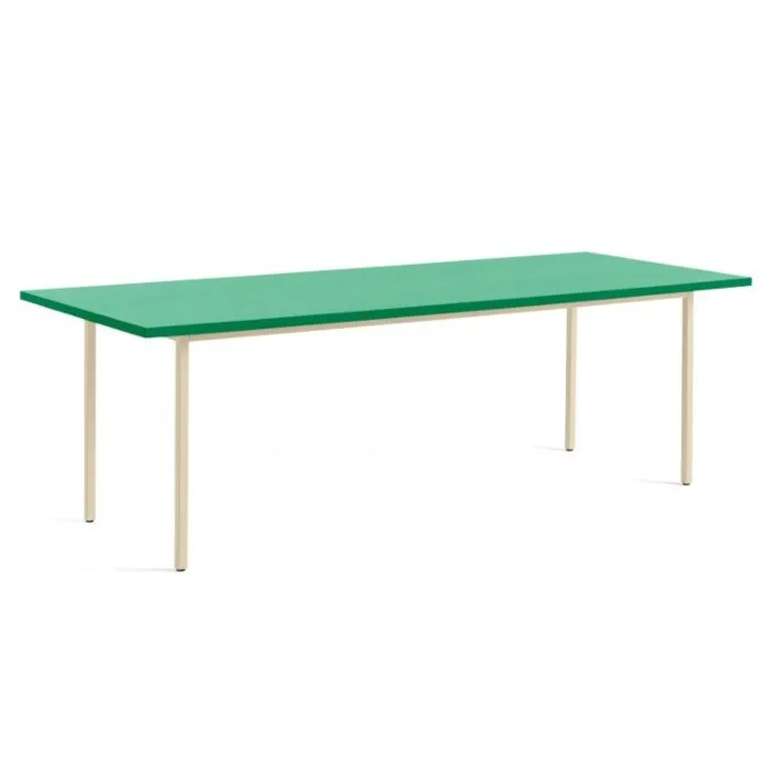 Bestel Nu HAY Two-Colour tafel-Ivory - Green Mint-240x90x74 cm