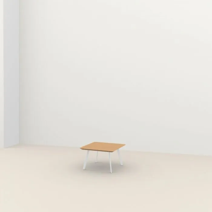 Studio HENK New Co Coffee Table Square 70-Wit-Hardwax oil light Nieuw
