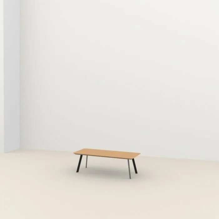 Actieprijs Studio HENK New Co Coffee Table Rectangular 120-Zwart-Hardwax oil light