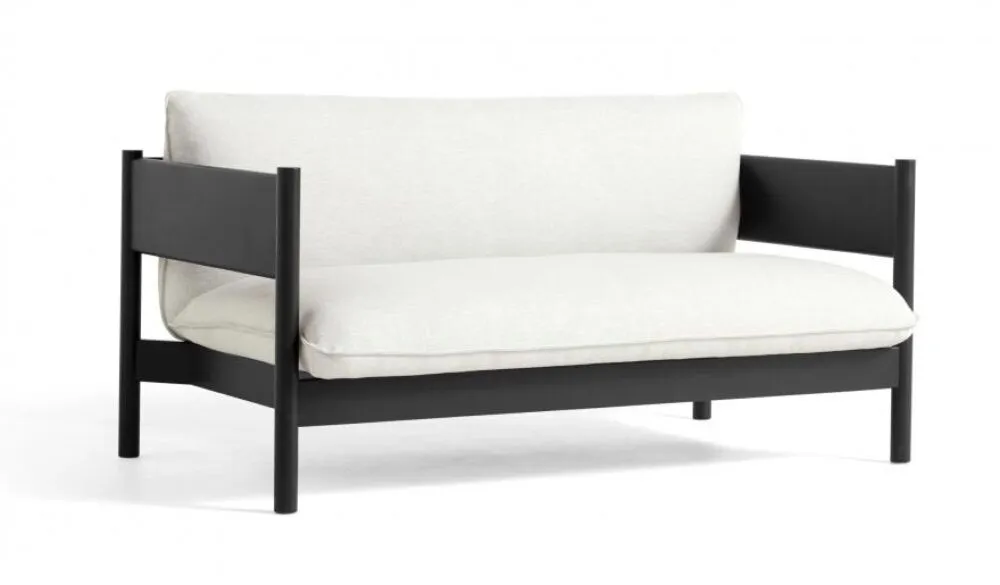 HAY Arbour Club Sofa-Mode 009-Zwart water-based massief beuken Op = Op