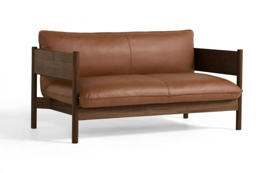 Shop Nu HAY Arbour Club Sofa-Nevada NV2488S-Geolied gewaxt massief walnoot