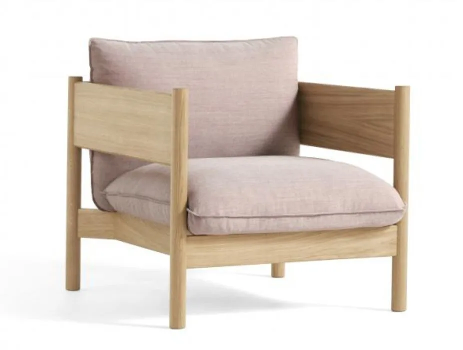 HAY Arbour Club Armchair-Atlas 621-Geolied gewaxt massief eiken Beperkt Aanbod