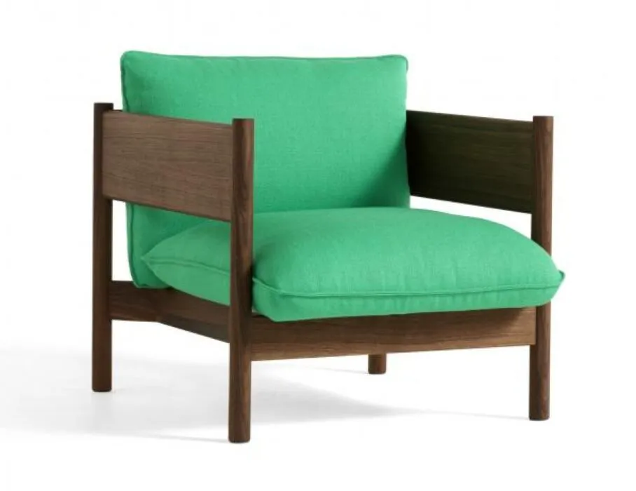 HAY Arbour Club Armchair-Vidar 932-Geolied gewaxt massief walnoot Merkproduct