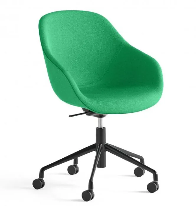 HAY AAC 155 bureaustoel-Vidar 932-Zwart gepoedercoat aluminium Koop Online