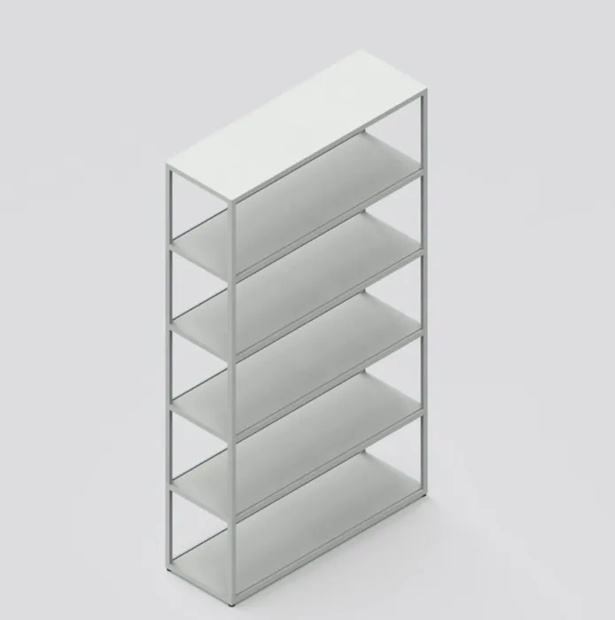 Bestseller HAY New Order Comb. 501 kast-Light grey-Met muurbeveiligingsbeugel